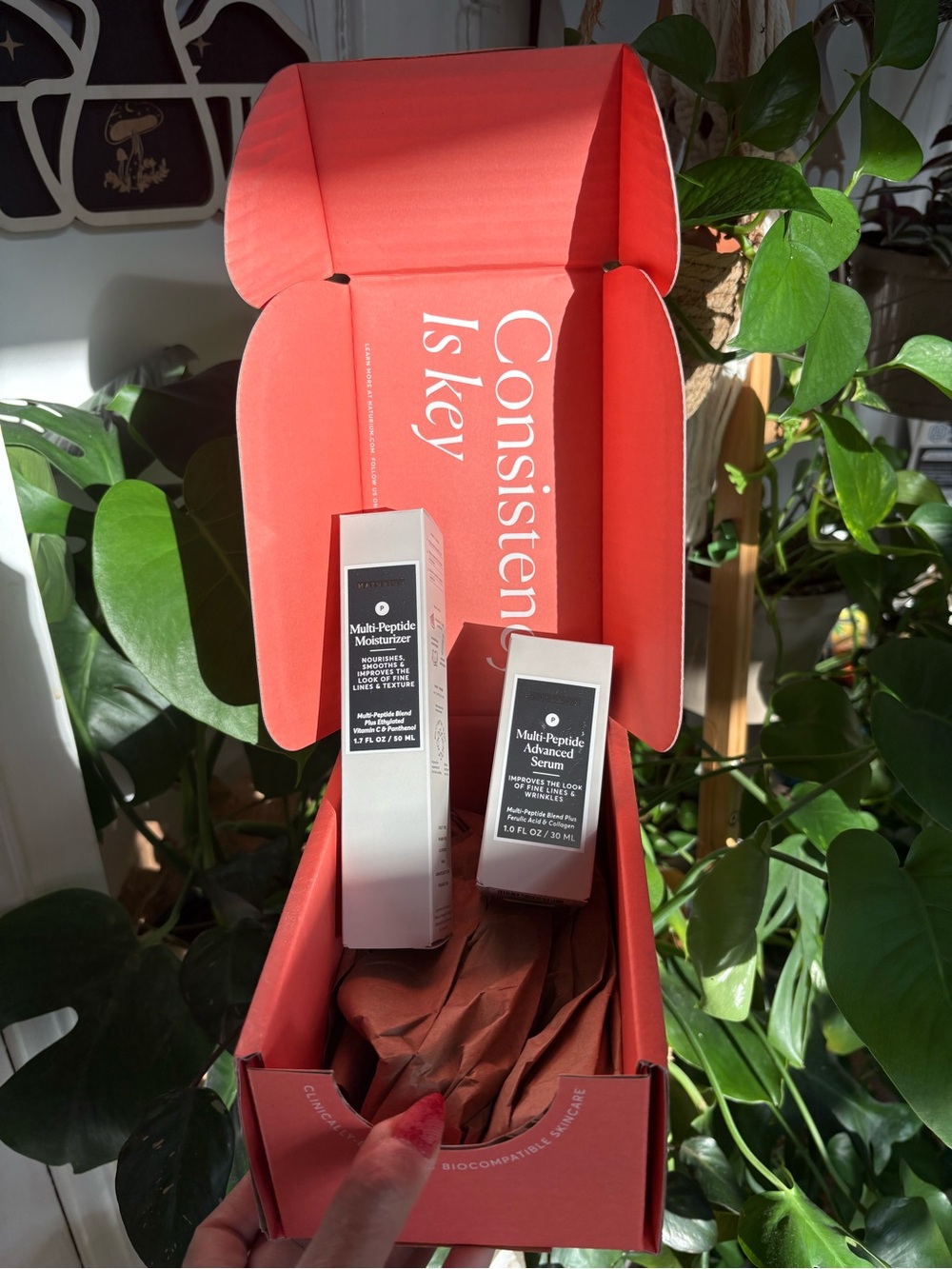 Naturium Skincare Duo, Multi-Peptide Advanced Serum & Multi Peptide Moisturizer